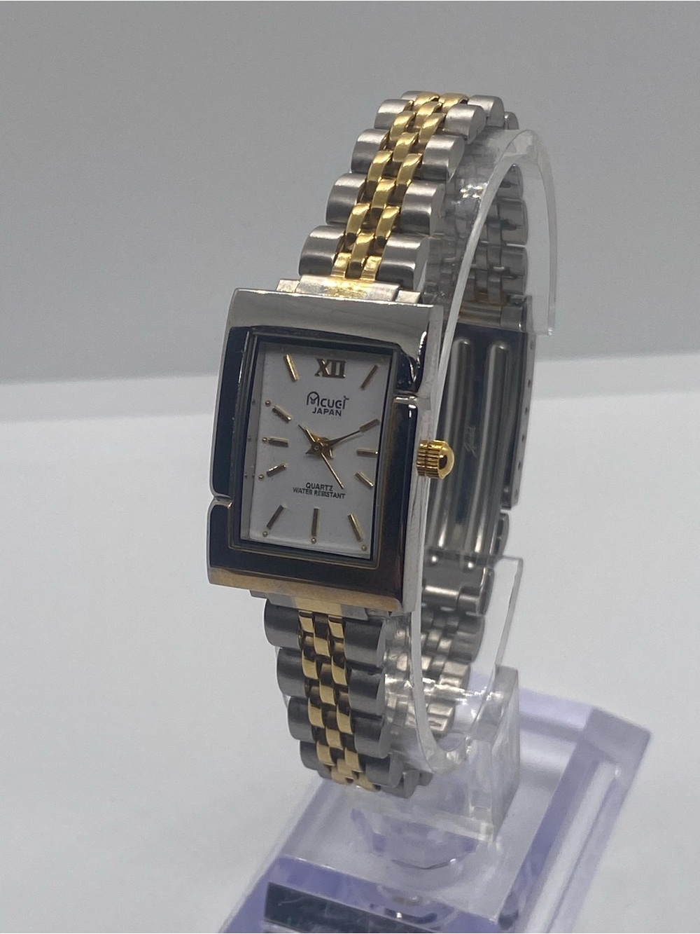 Acuet Japan Two-Tone ladies Quartz Watch - Silver & Gold